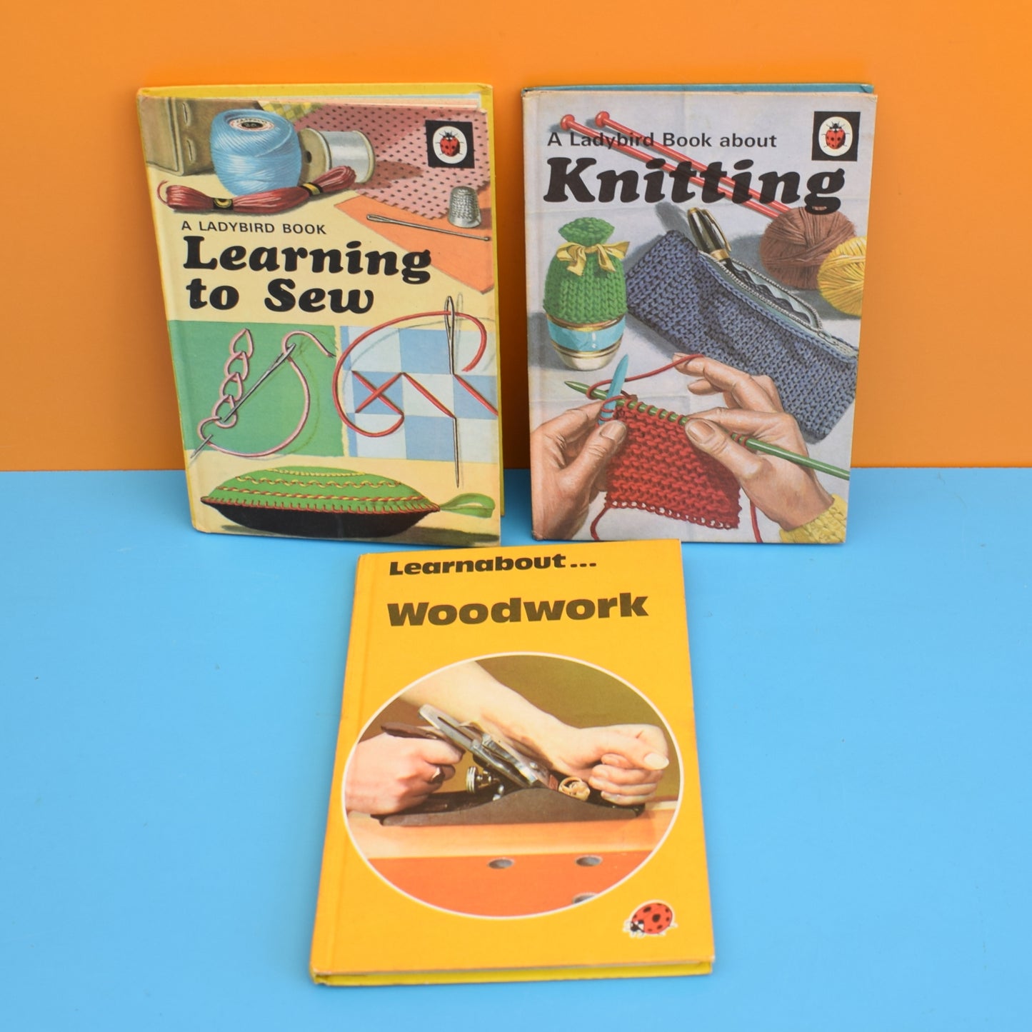 Vintage Ladybird Books - Sewing , Knitting , Woodwork