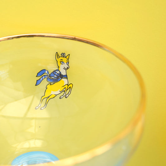 Vintage 1950s, 60s & 1970s Babycham Glasses - Pairs / Sets