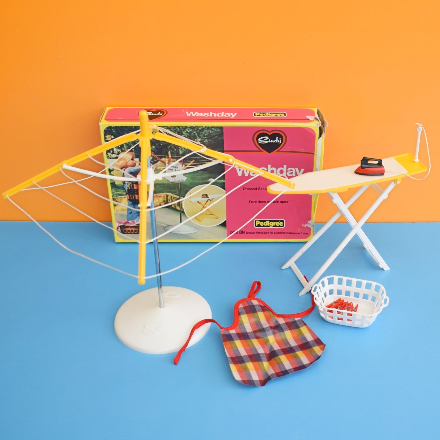 Vintage 1970s Sindy Doll Washday Set -Boxed