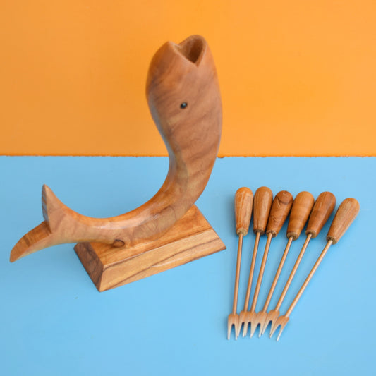 Vintage 1960s Fish Bar Pick Set by Pineapple Retro