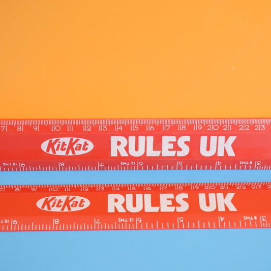 Vintage 1980s Ruler -Plastic KitKat by Pineapple Retro
