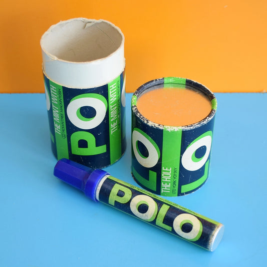 Vintage 1980s Advertising Marker Pen/ Tube - Polo by Pineapple Retro