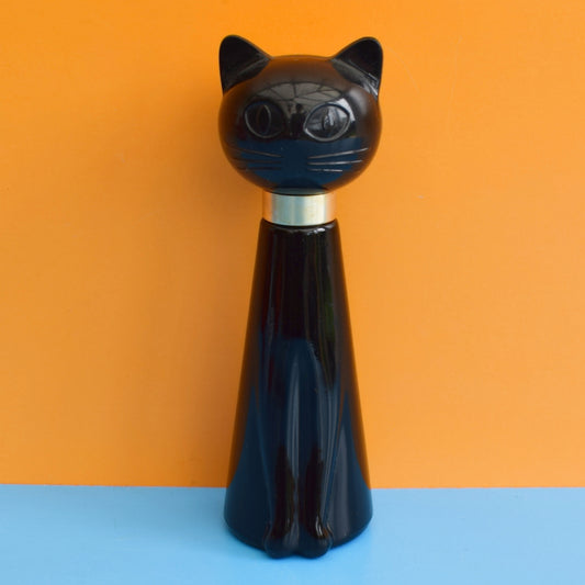 Vintage 1960s Avon Topaze Bottle - Black Cat