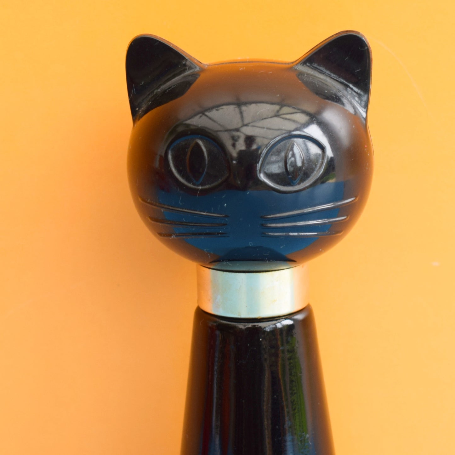 Vintage 1960s Avon Topaze Bottle - Black Cat