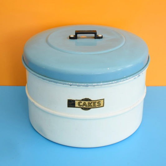 Vintage 1950s Metal Cake Tin - Garrison