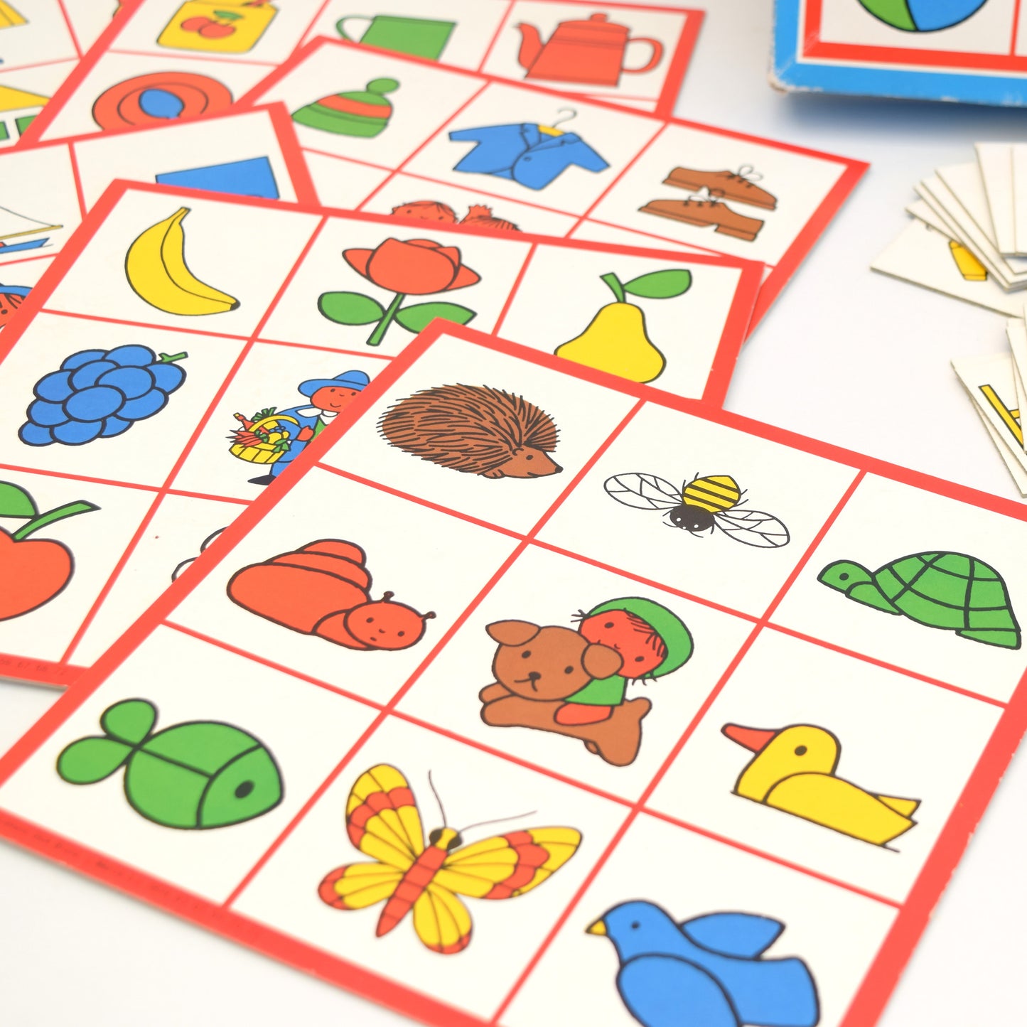 Vintage 1970s Dick Bruna Lottino Game - Miffy & Friends detail