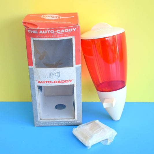 Vintage 1950s Caddymatic Style Kitchen Dispenser - Boxed - Red