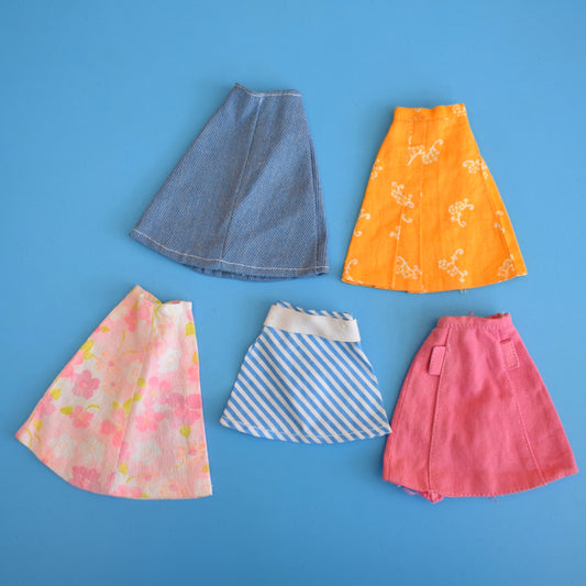 Vintage 1970s Sindy OutfitS- Skirts/ Dress by Pineapple Retro