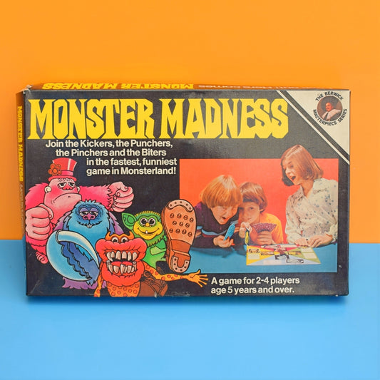 Vintage 1970s Monster Madness Game - Great Graphics
