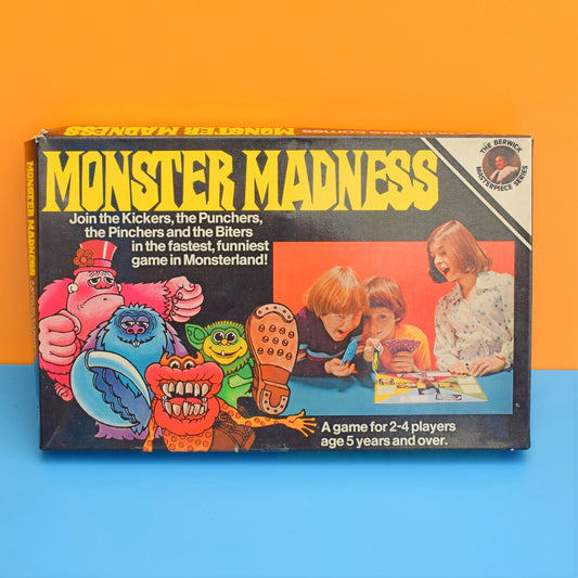 Vintage 1970s Monster Madness Game - Great Graphics by Pineapple Retro