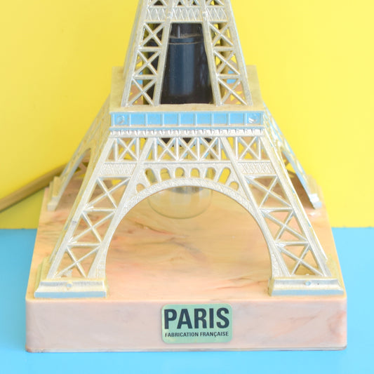 Vintage 1950s Kitsch Eiffel Tower Lamp - Plastic