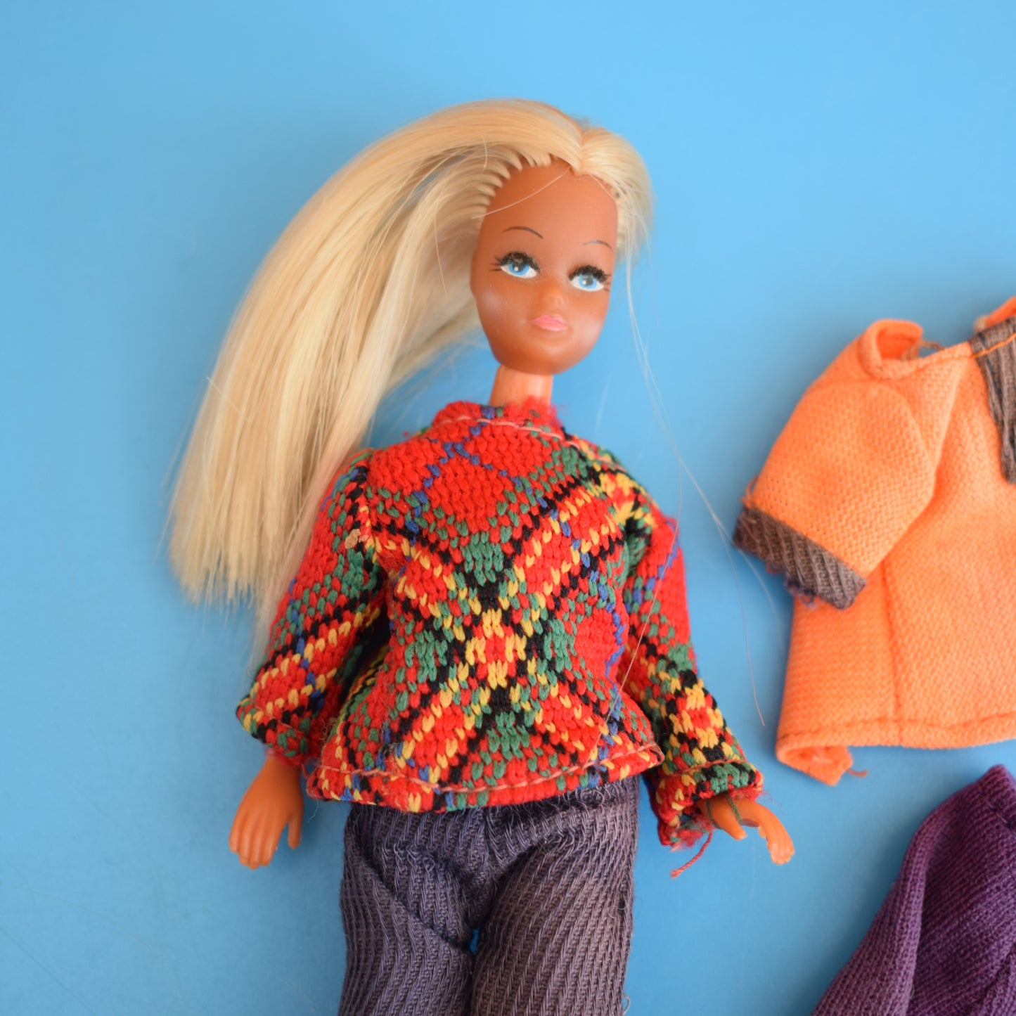 Vintage 1970s Gail Mini Fashion Doll by Pineapple Retro
