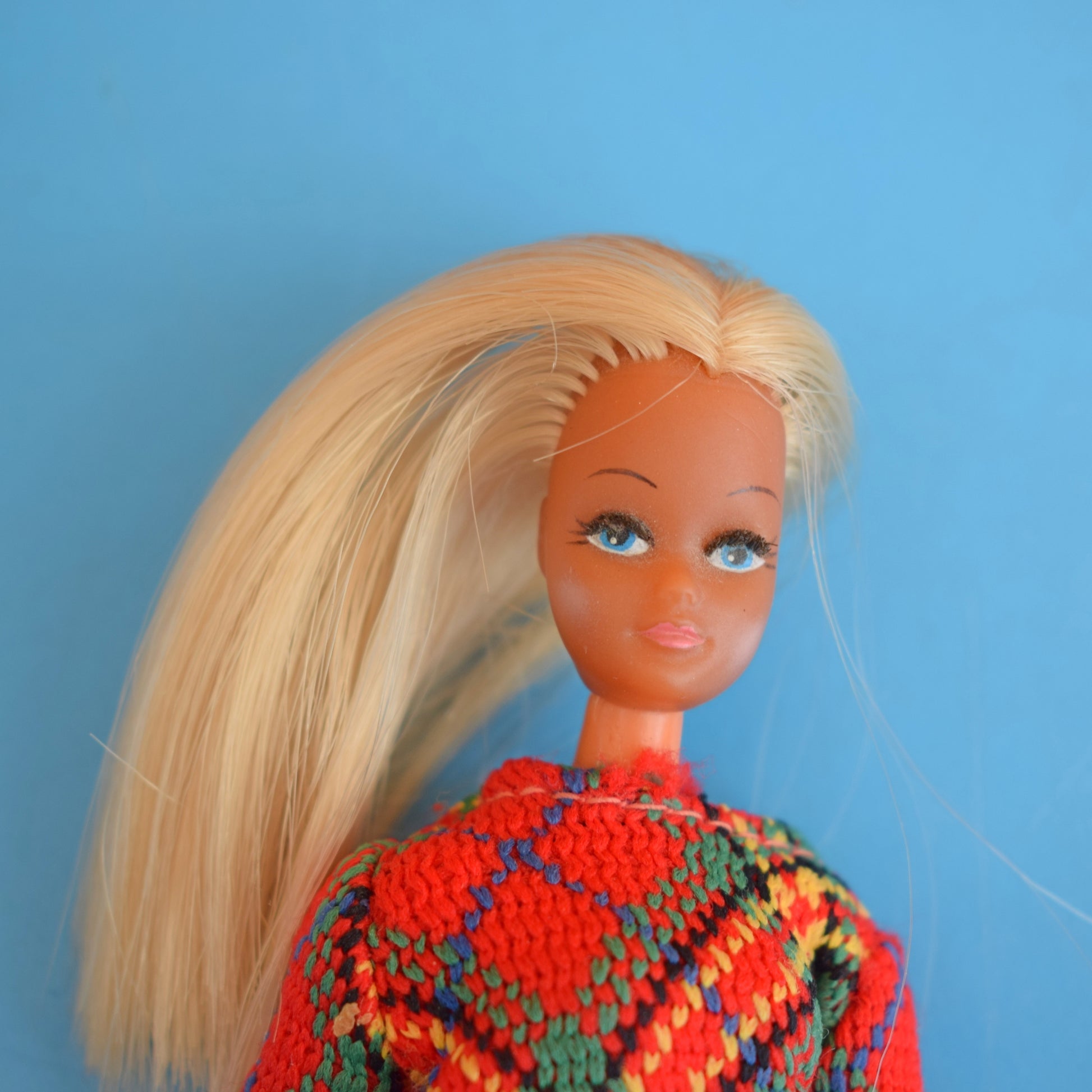 Vintage 1970s Gail Mini Fashion Doll by Pineapple Retro