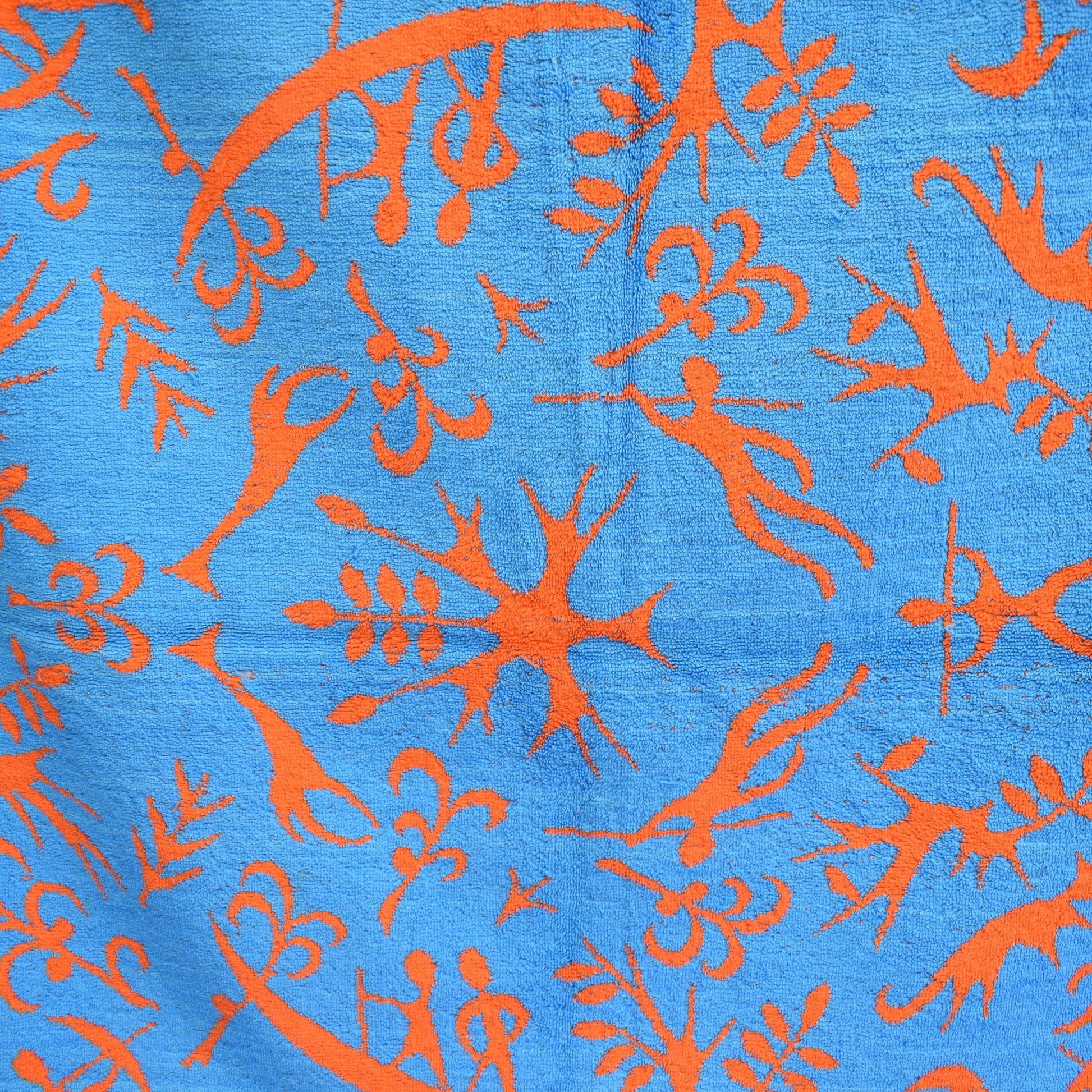 Vintage 1970s Cotton Bath Towel - Africa by Pineapple Retro