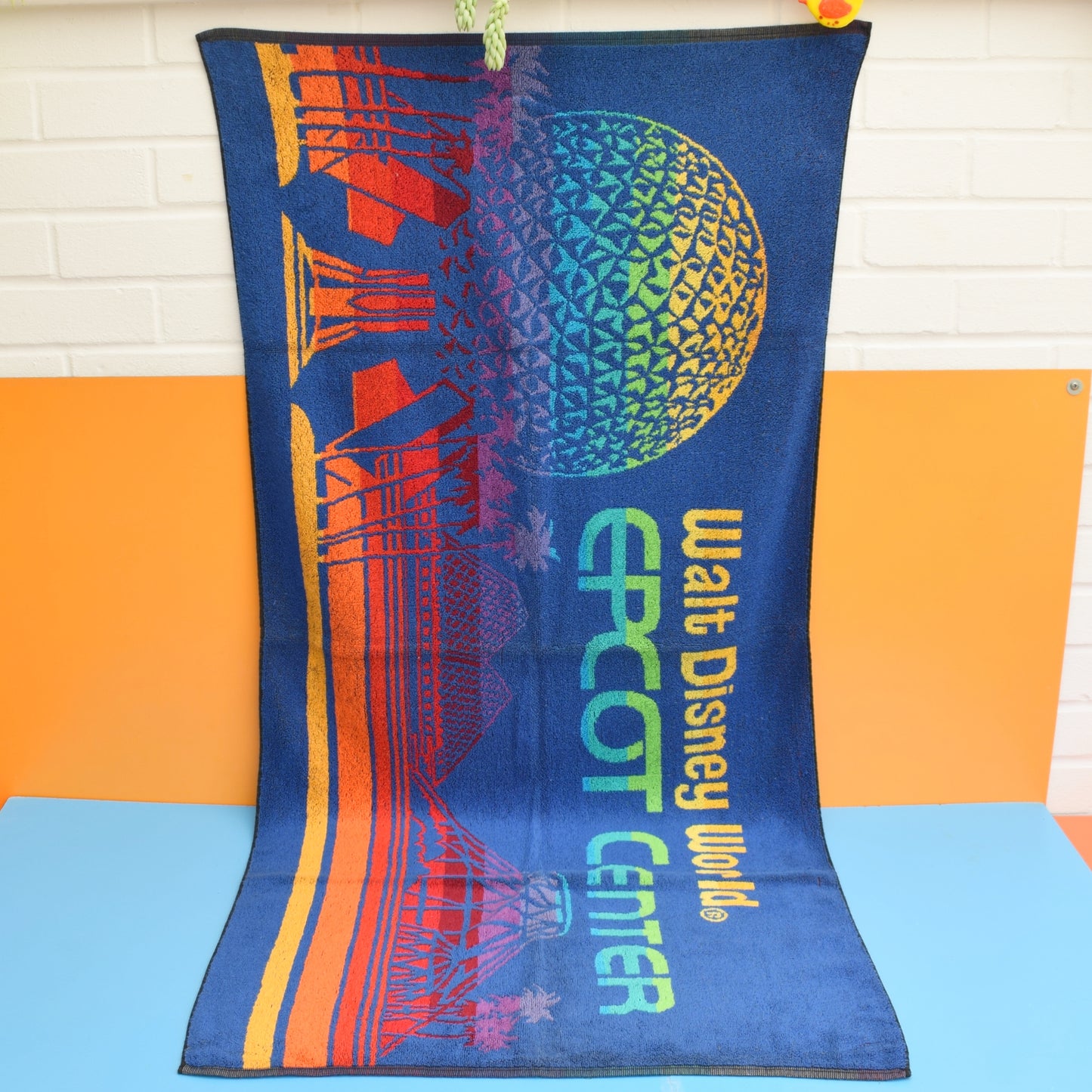 Vintage 1980s Towel - Epcot Centre Disney by Pineapple Retro