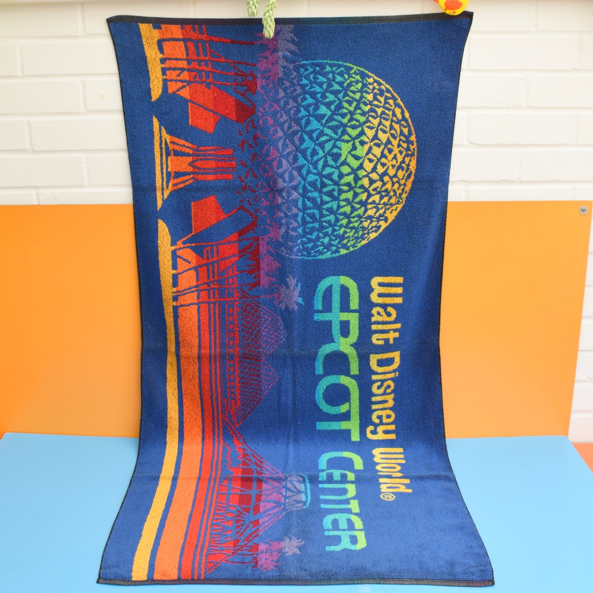 Vintage 1980s Towel - Epcot Centre Disney by Pineapple Retro