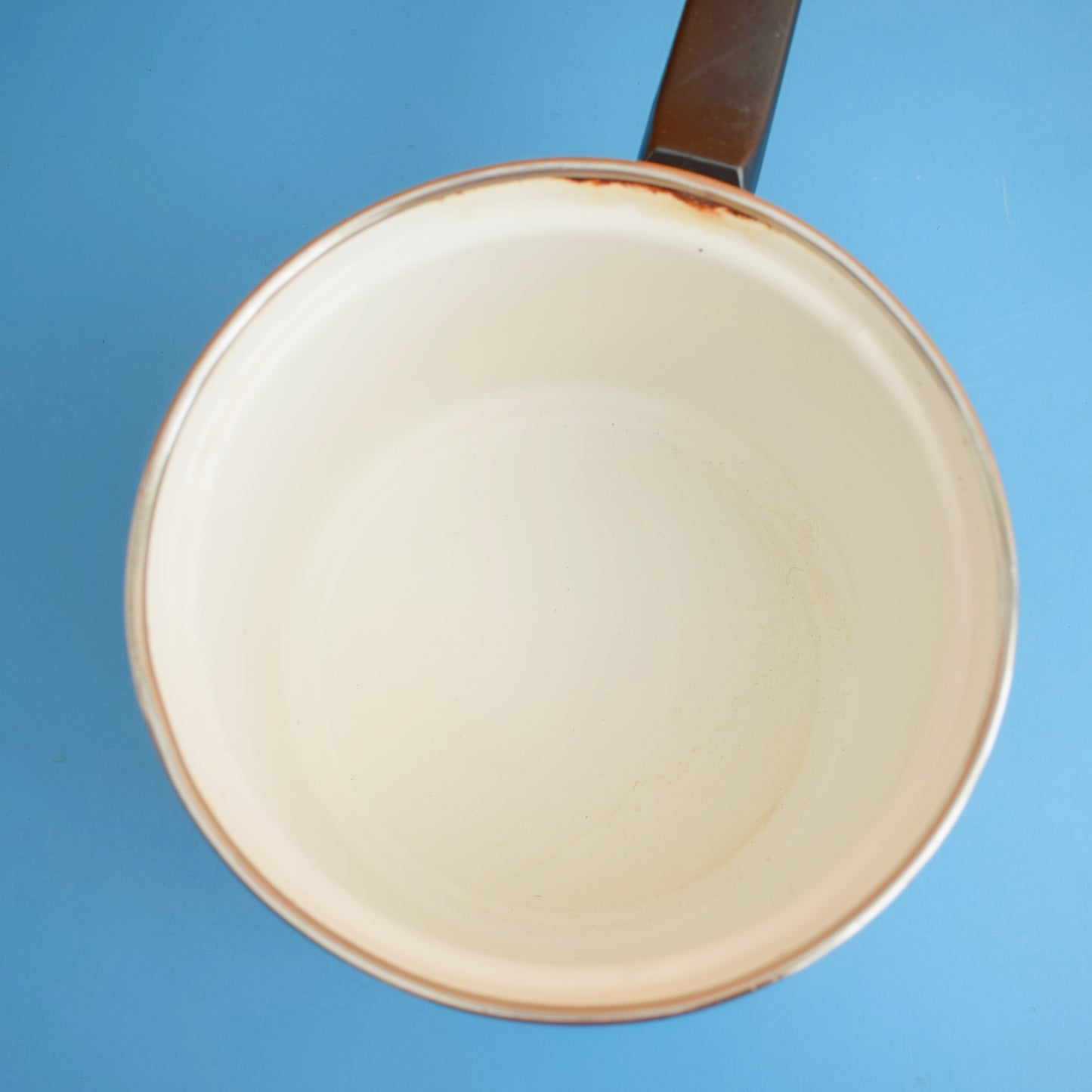 Vintage 1960s Saucepan - Orange Flowers