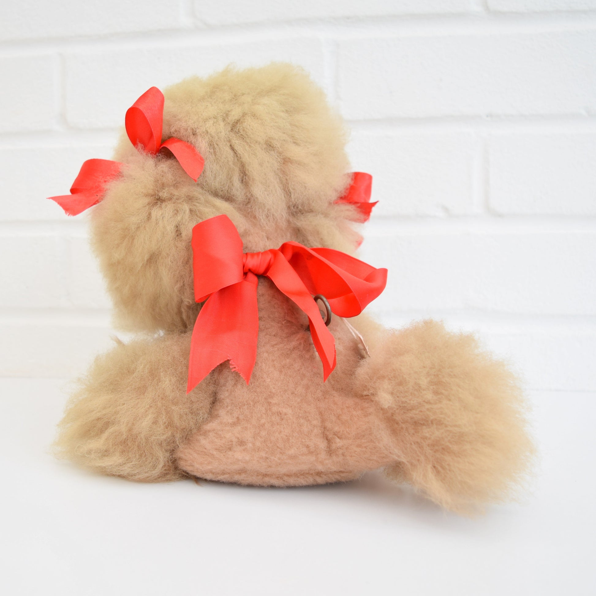 Vintage 1950s Musical, Moving Poodle Toy - Lullaby, Brown back