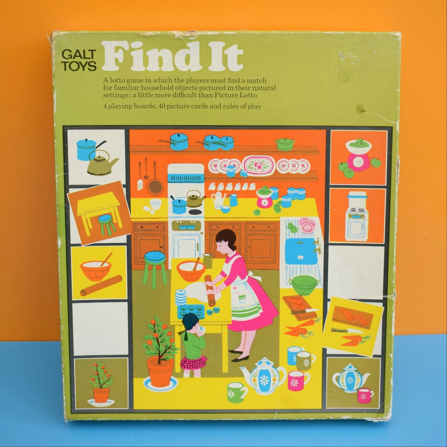 Vintage 1960s 'Find It' - Galt - Great Graphics .