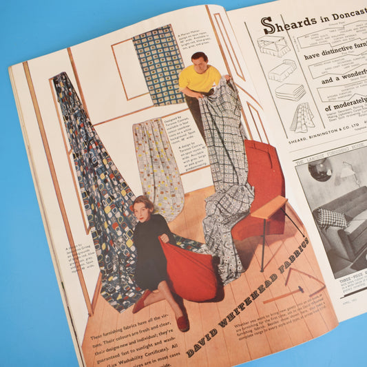 Vintage 1950s House & Garden Magazine - Conran Fabric by Vintage