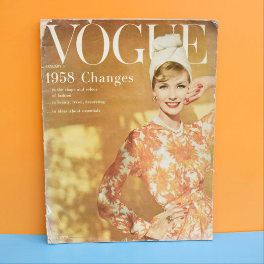 Vintage 1950s Vogue Magazine - American by Vintage