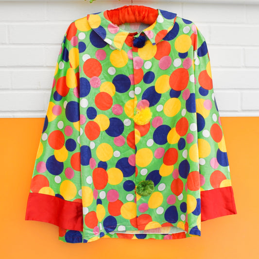 Vintage 1970s German Clown Costume / Suit - Large by Pineapple Retro