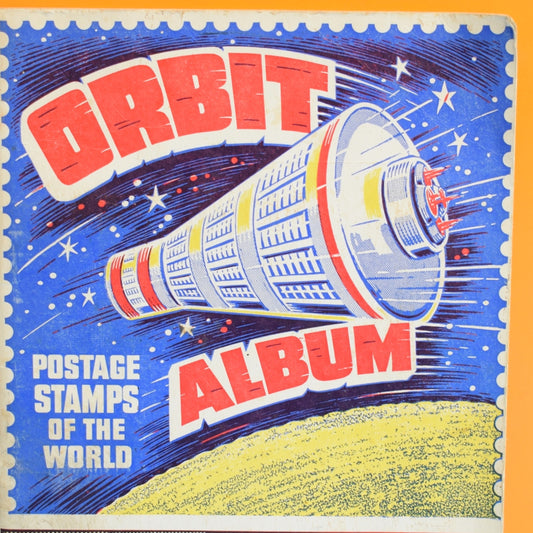 Vintage 1960s Orbit Stamp Album