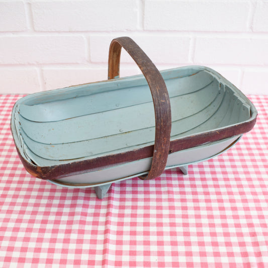 Vintage Medium Trug - Sage Green by Pineapple Retro