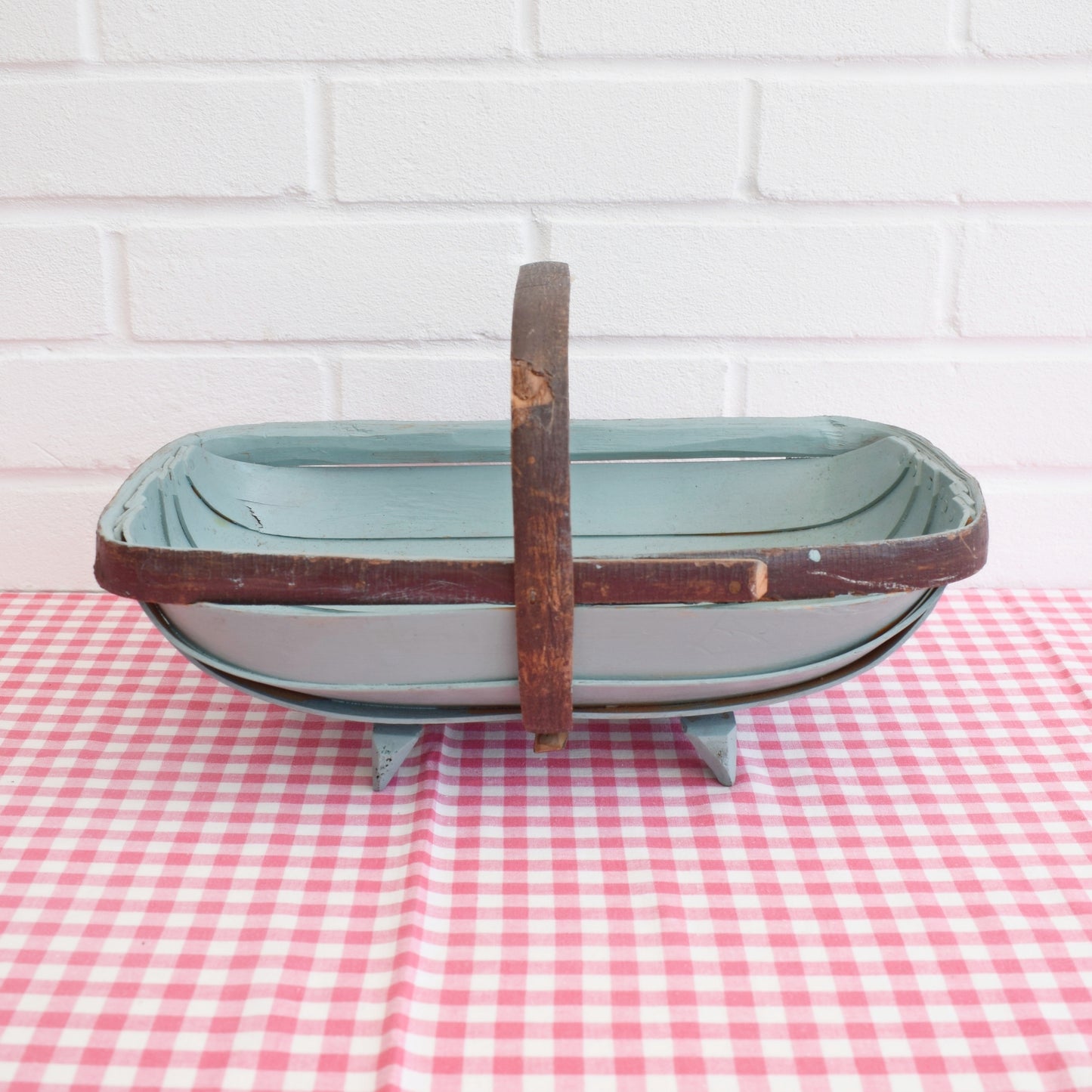 Vintage Medium Trug - Sage Green by Pineapple Retro