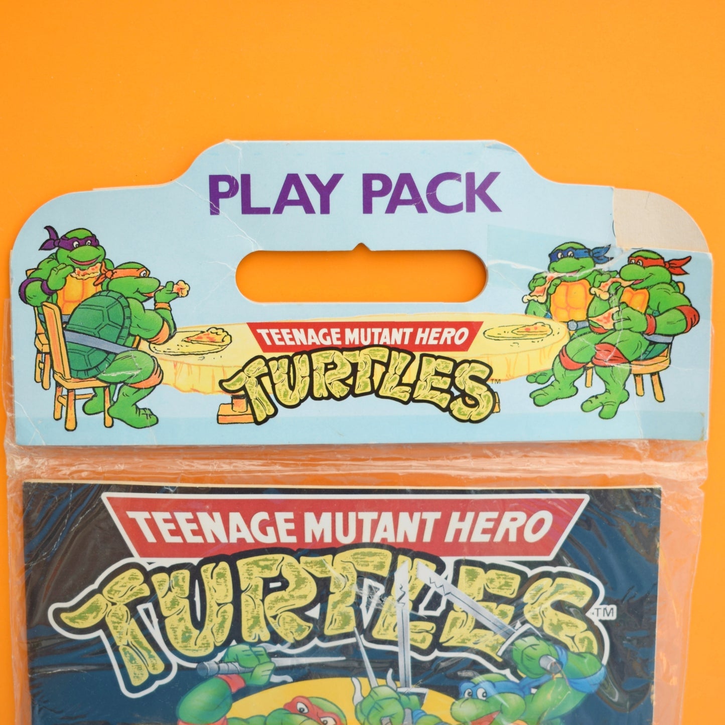 Vintage 1980s Teenage Mutant Ninja Turtles Play Pack by Pineapple Retro