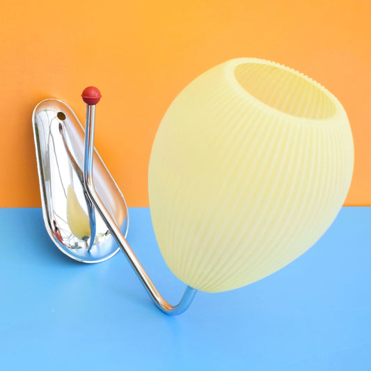 Vintage 1950s Atomic Wall Light & Shade by Vintage