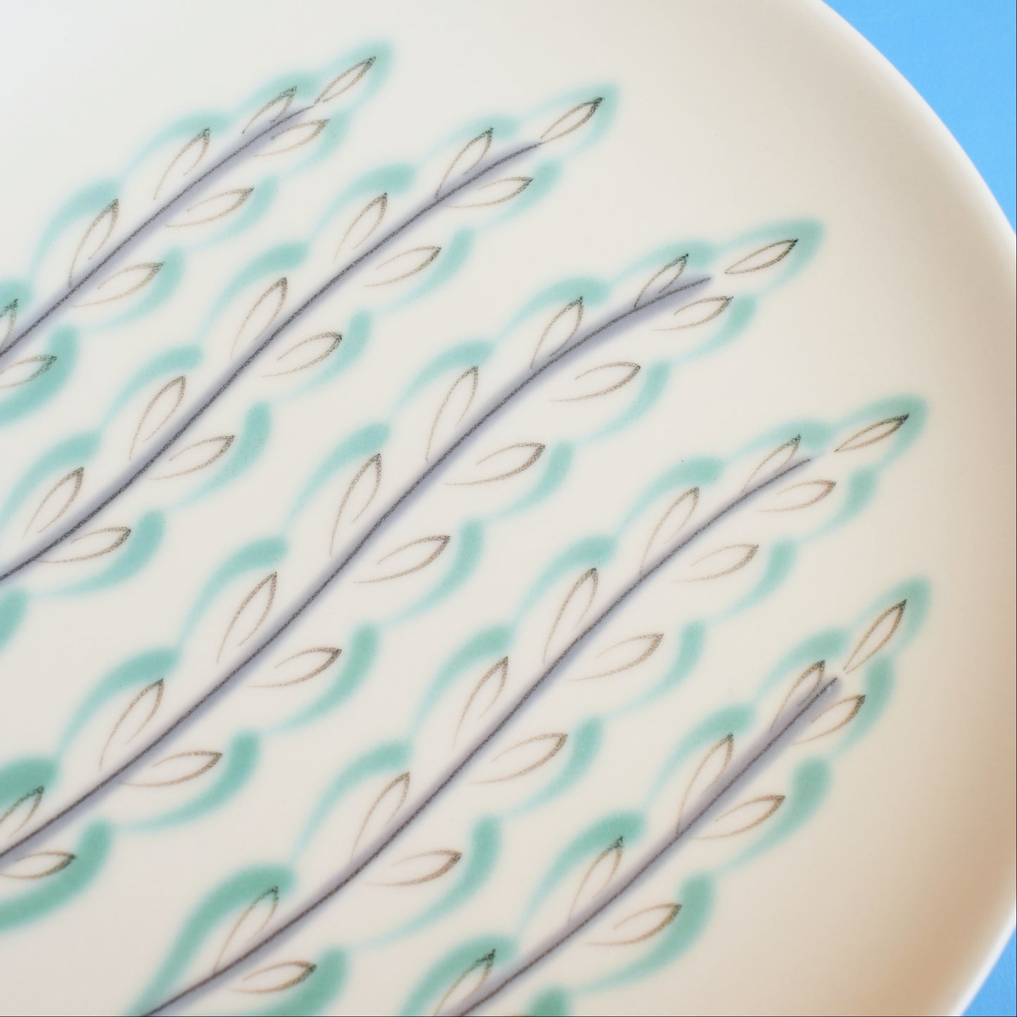 Vintage 1960s Poole Pottery - Feather Drift x2 by Pineapple Retro