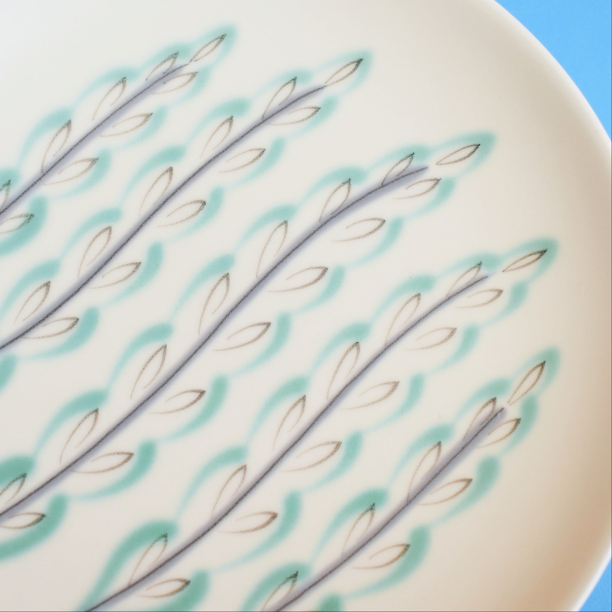 Vintage 1960s Poole Pottery - Feather Drift x2 by Pineapple Retro