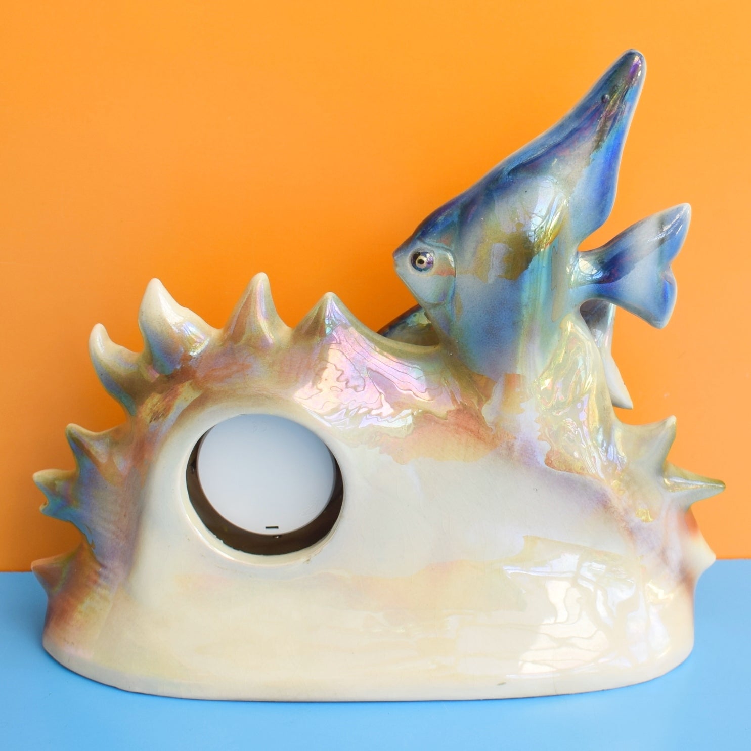 No.822 Jema Holland ジェマ ホランド 魚 磁器 陶器 置物 ヴィンテージフィギュリン 魚 陶器の置物 JEMMA HOLLAND オランダの