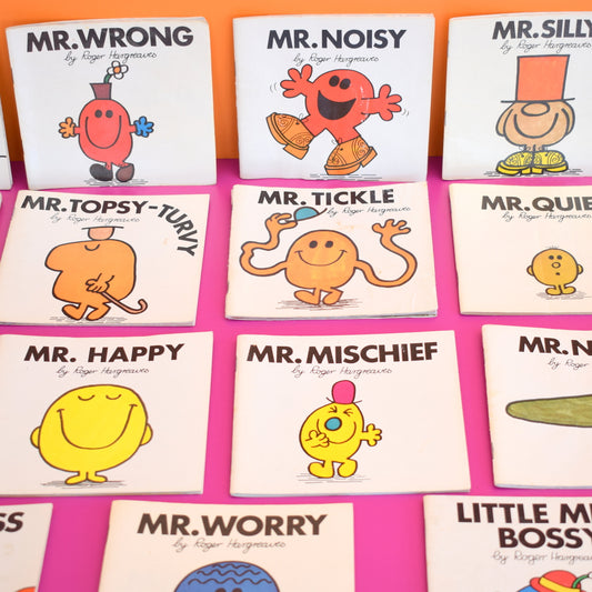 Vintage 1970s Mr Men Books - Great Gifts