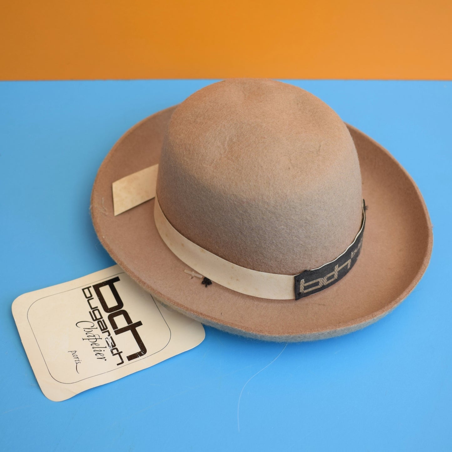 Vintage 1960s Bugarach Chapelier Bowler Hat- Tiny by Pineapple Retro