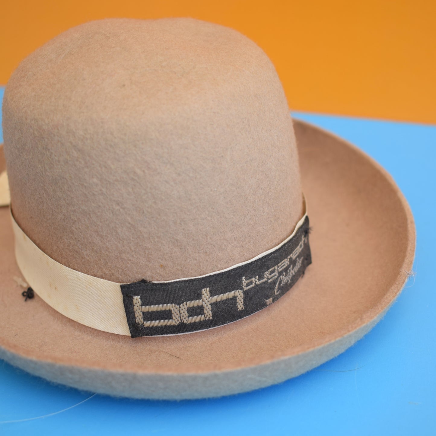 Vintage 1960s Bugarach Chapelier Bowler Hat- Tiny