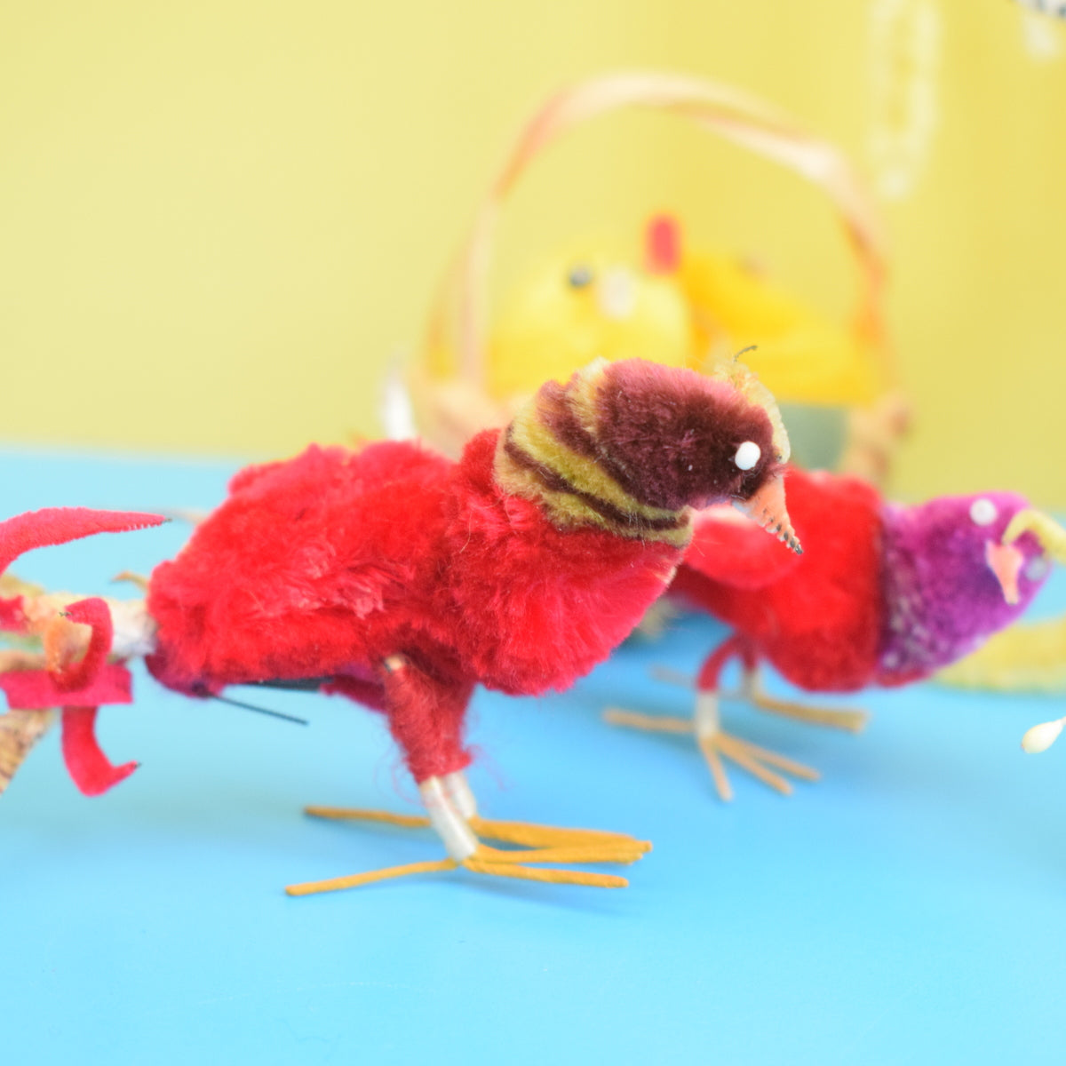 Vintage 1960s Kitsch Pipe Cleaner Creatures / Insects