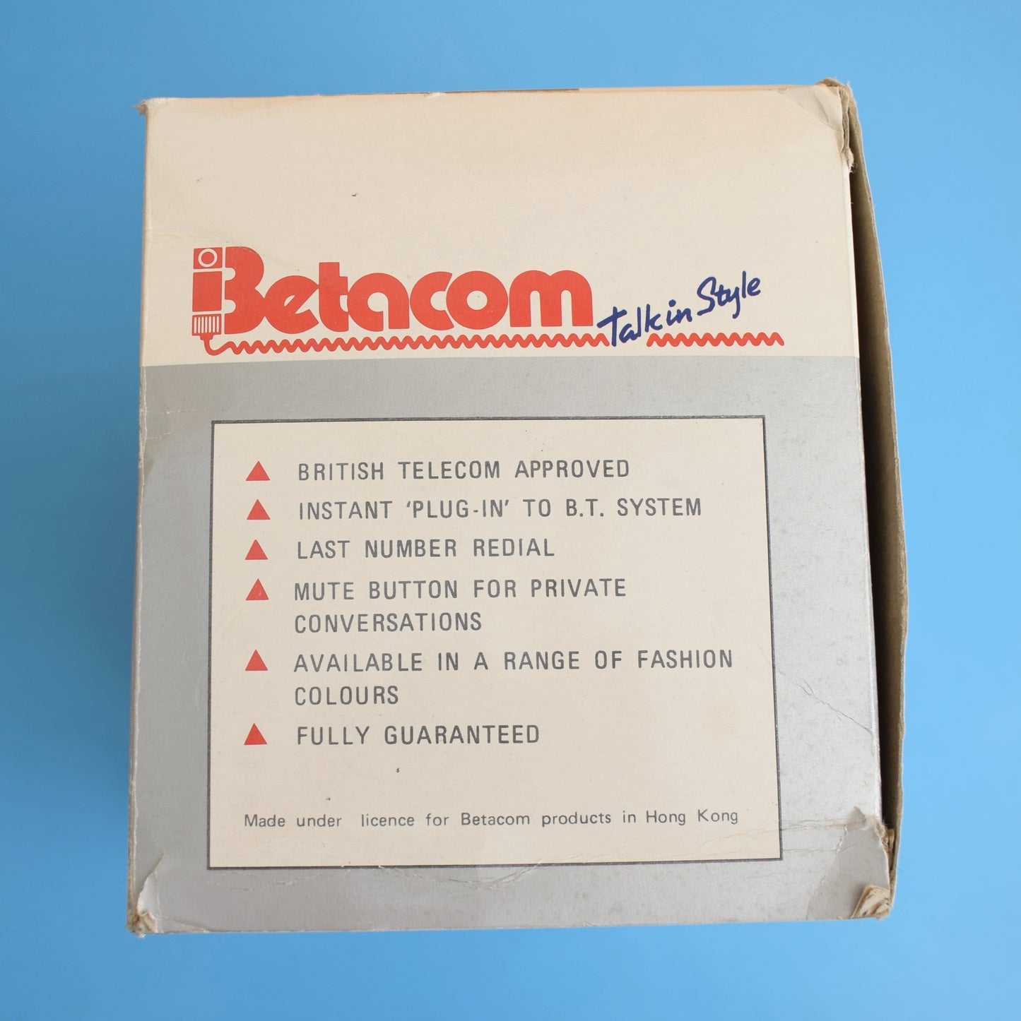 Vintage 1980s Car Shaped Home Phone - Boxed