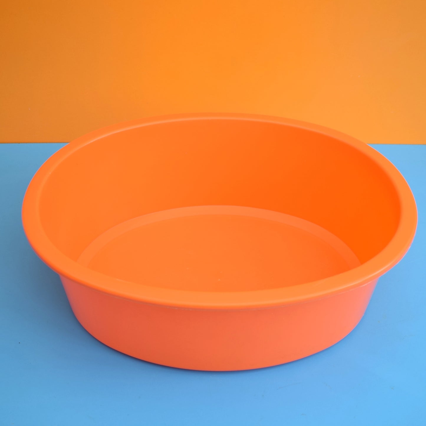 Vintage 1970s Washing Up Bowls - Orange