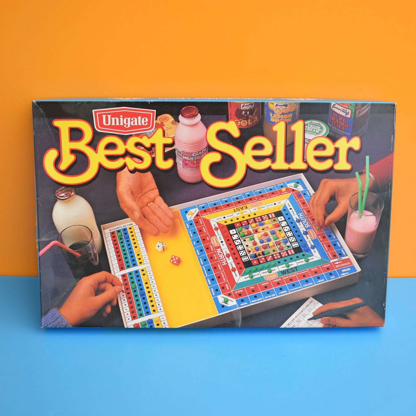 Vintage 1980s Unigate Best Seller Game by Pineapple Retro