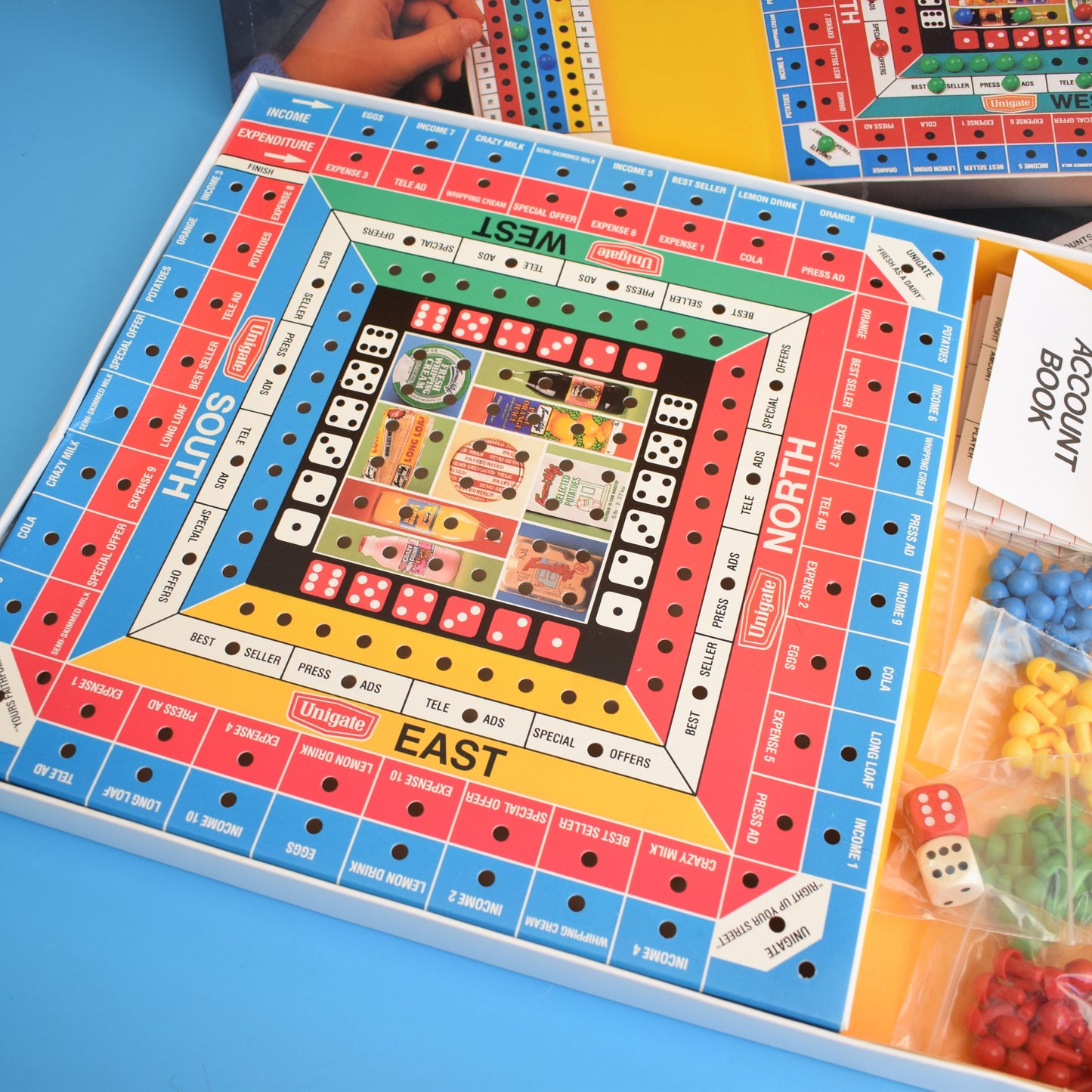 Vintage 1980s Unigate Best Seller Game by Pineapple Retro