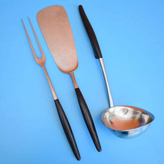 Vintage 1960s Stainless Steel / Plastic Dutch Pieces