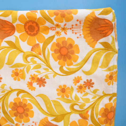 Vintage 1970s Flower Power Cushion Covers x3 by Vintage
