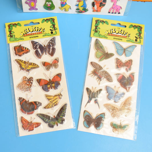 Vintage 1980s Puffy Stickers Googly Eyes by Pineapple Retro