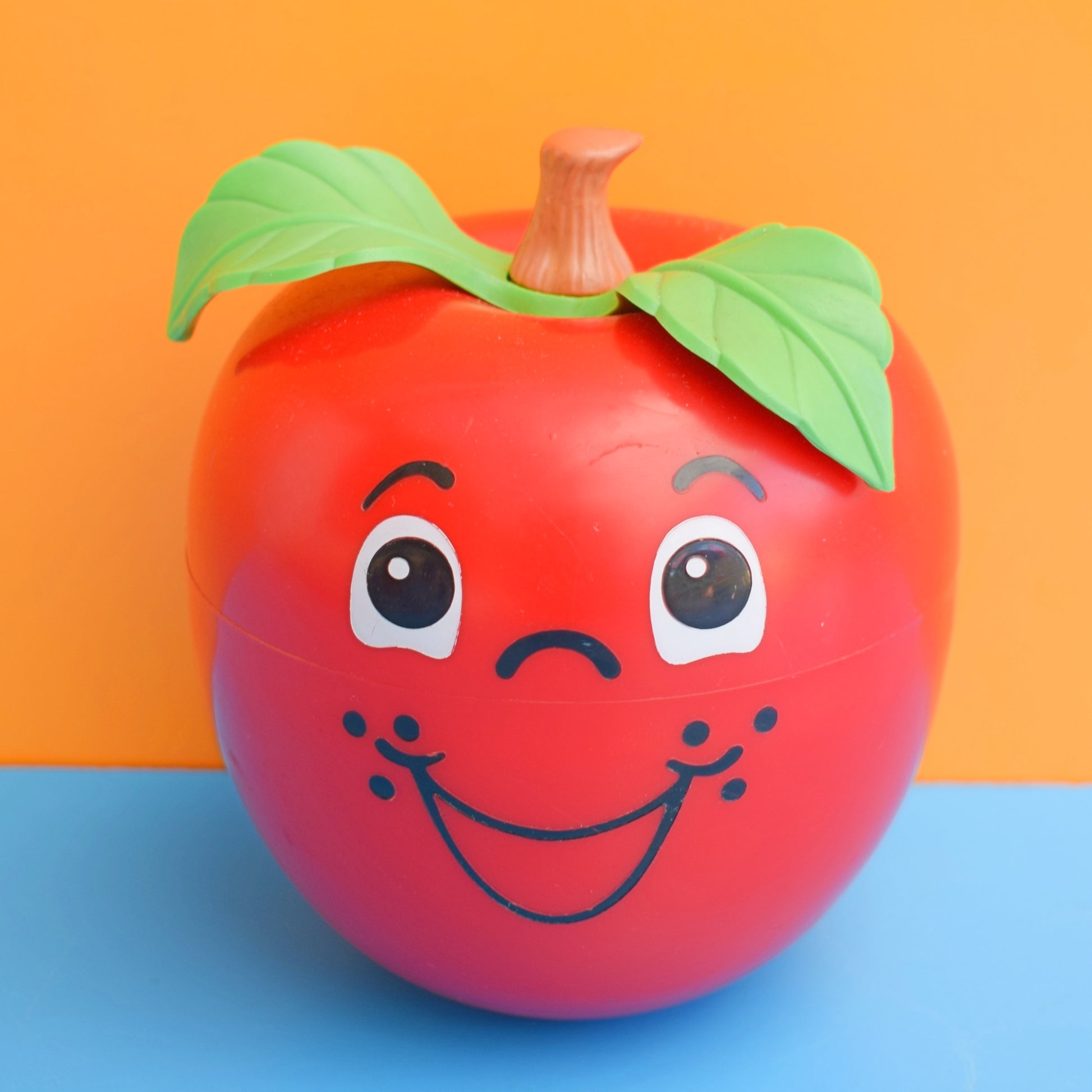 Vintage 1970s Fisher Price Happy Apple . by Pineapple Retro