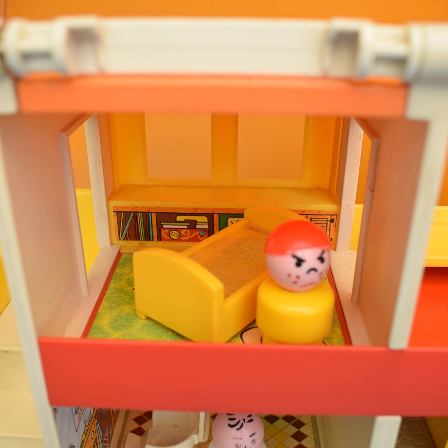 Vintage 1970s Fisher Price Town / Village With Accessories