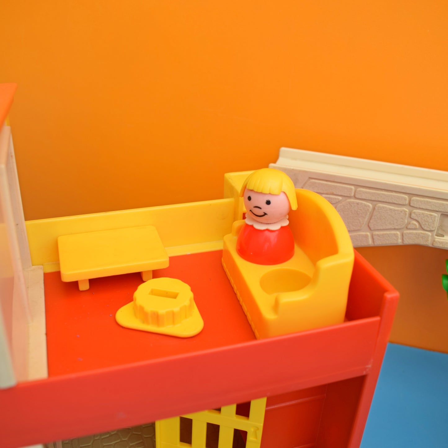 Vintage 1970s Fisher Price Town / Village With Accessories