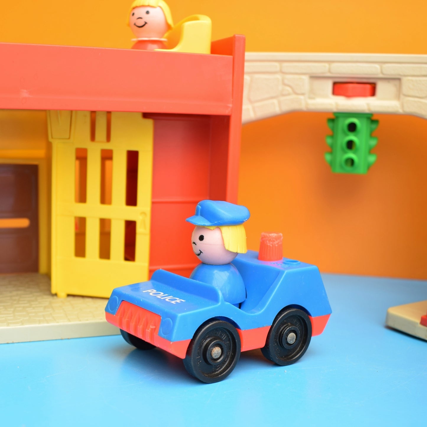 Vintage 1970s Fisher Price Town / Village With Accessories