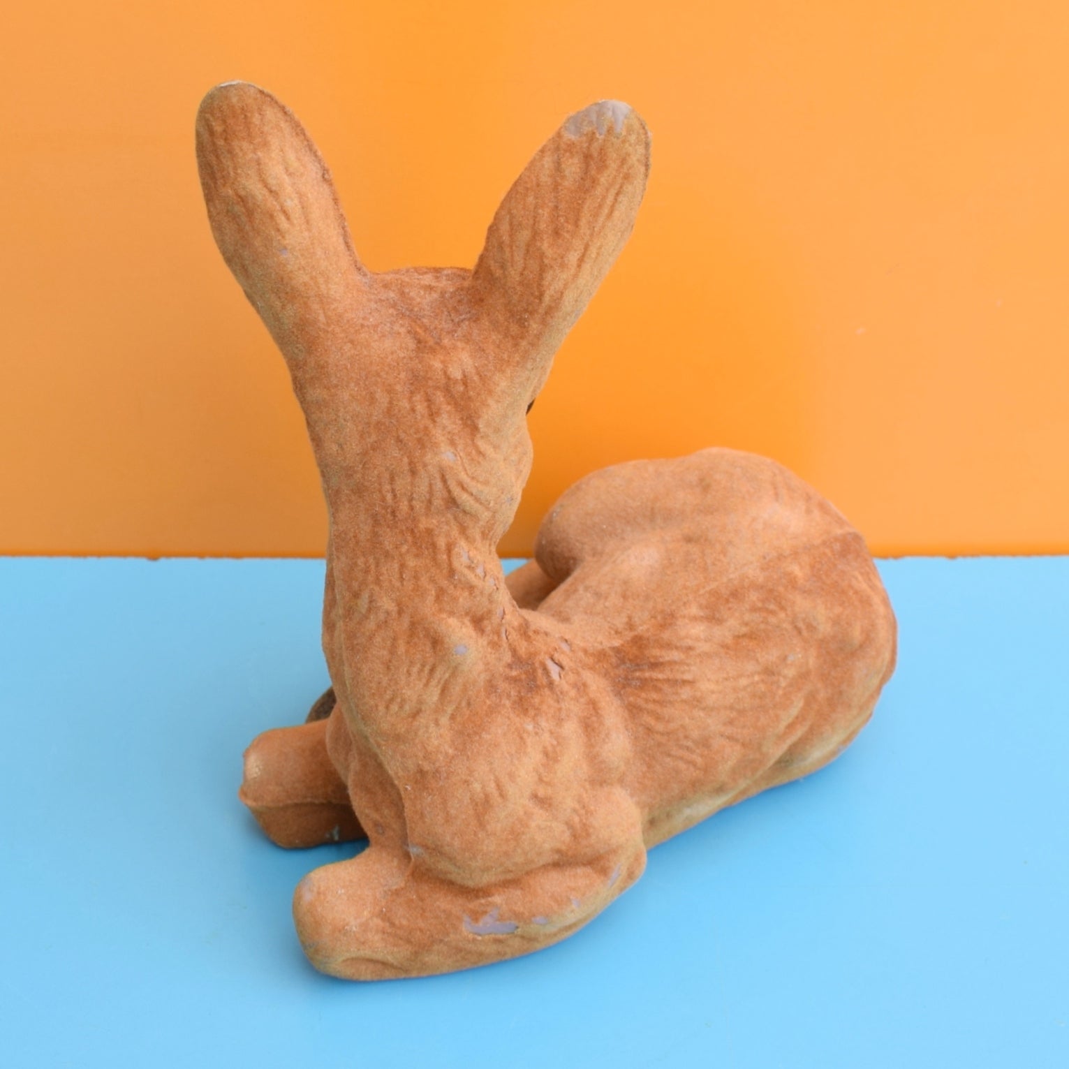 Vintage 1960s Kitsch Flocked Large Bambi by Pineapple Retro